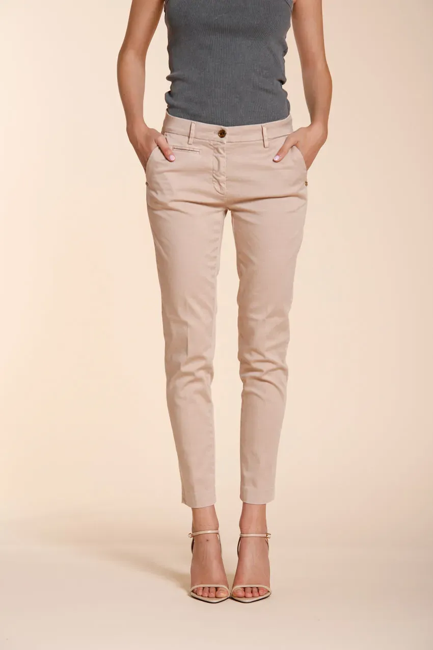 Mason's New York Slim chinos rosa stretch satin