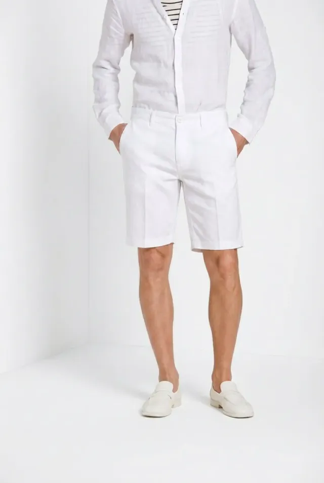 Mason's London chino shorts regular hvid