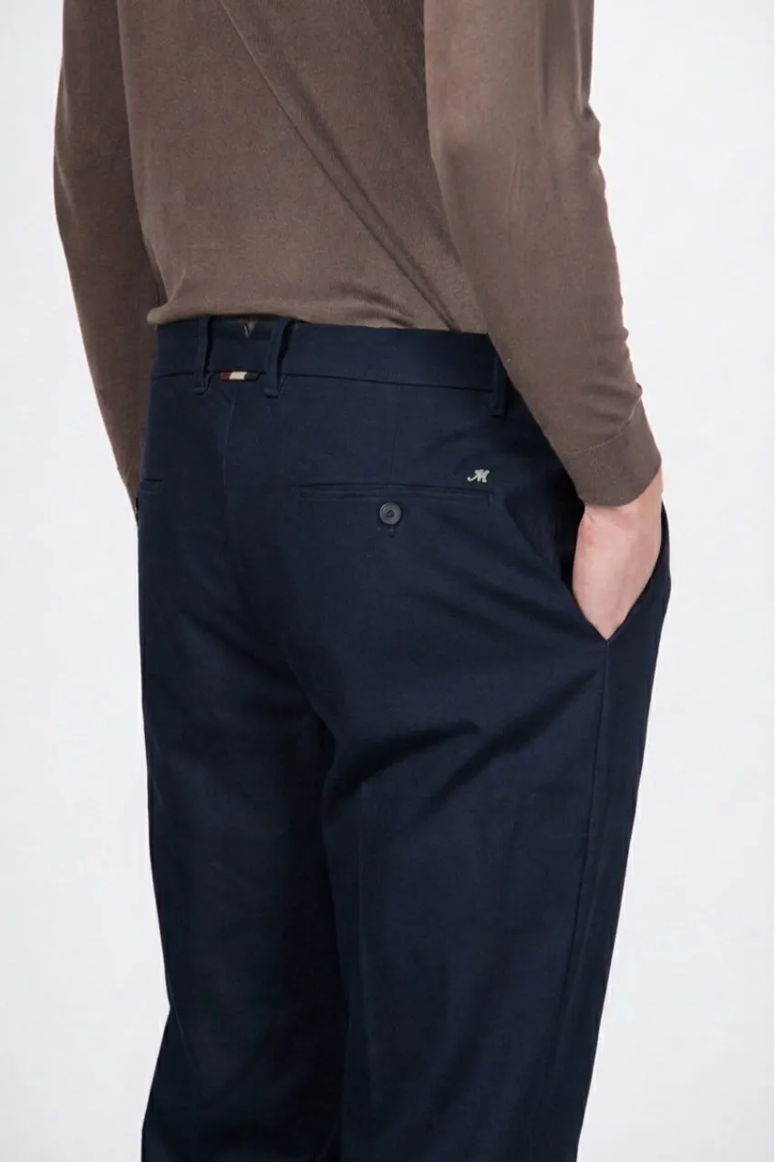 Mason's Paris chinos mørkeblå stretch carrot fit