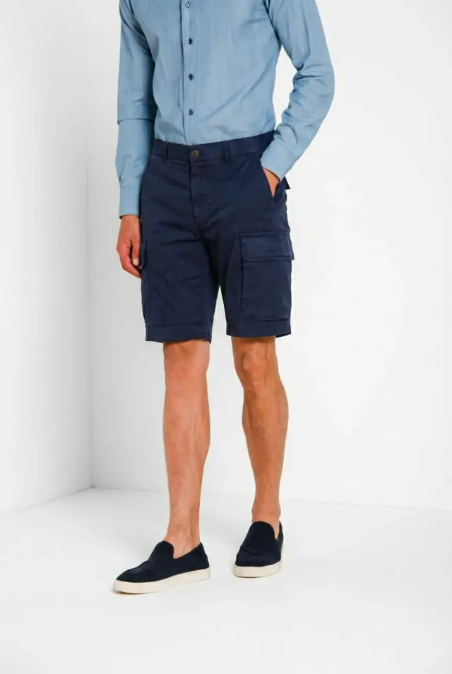 Mason's Cargo M74 cargo bermudashorts navy relaxed