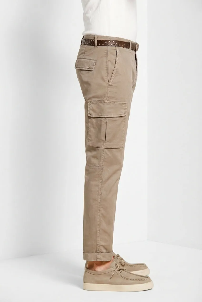 Mason's Chile Regular cargobukser taupe stretch