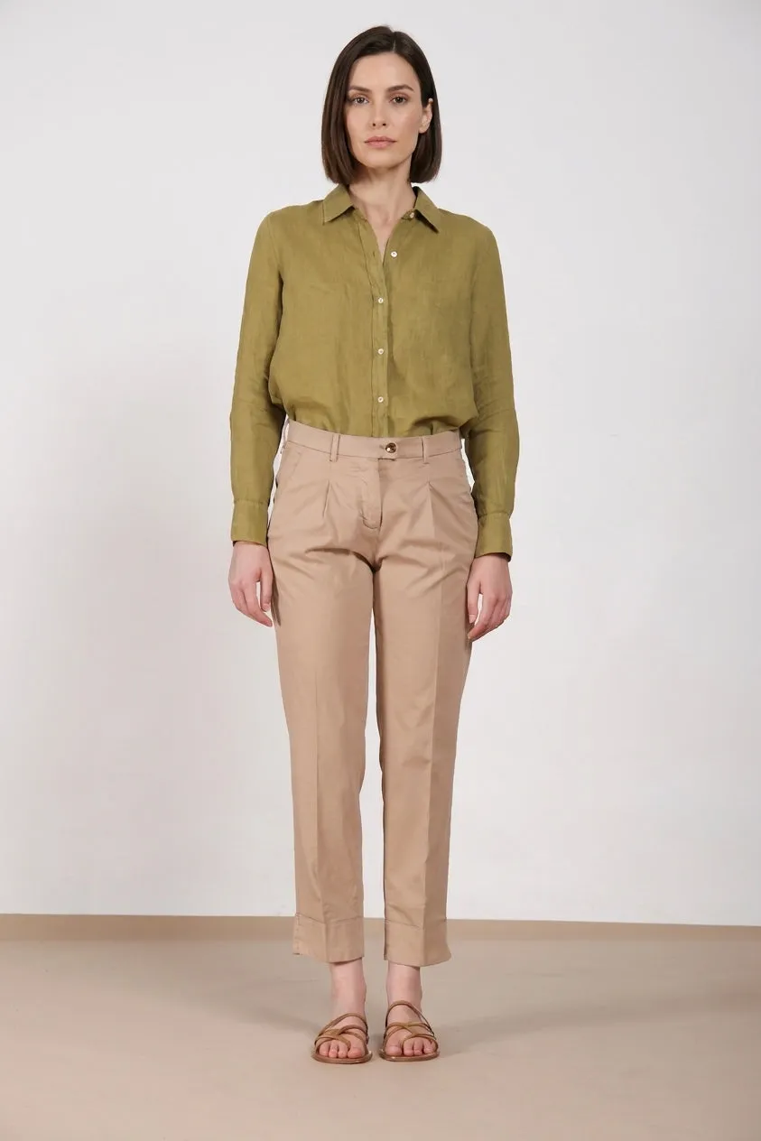 Mason's New York Carrot Sartoriale chinobukser beige silke