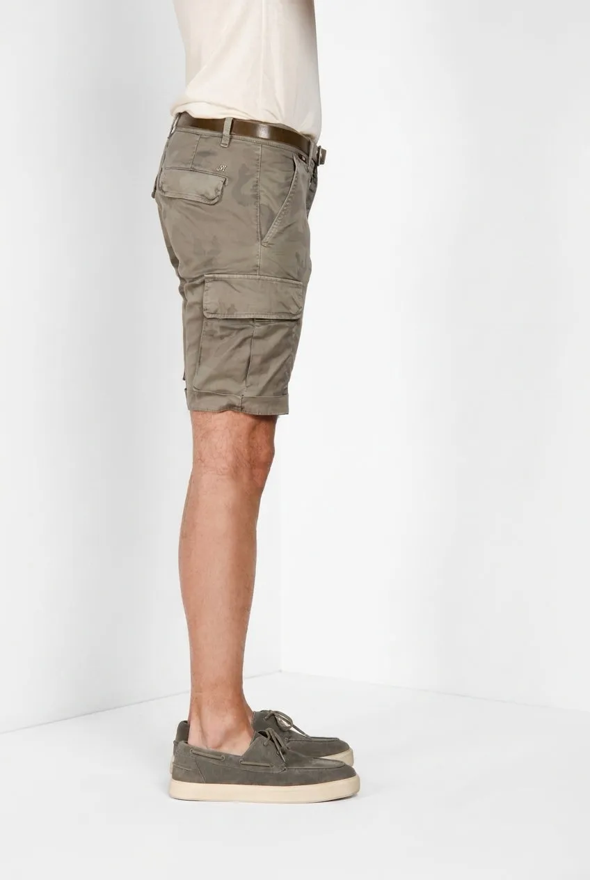 Mason's Chile cargo shorts salvie slim fit