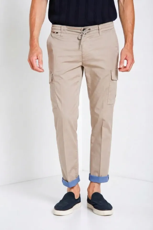 Mason's Chile Jogger cargobukser beige extra slim