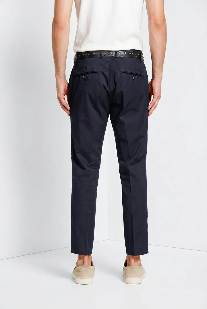 Mason's Milano chino bukser natblå extra slim fit