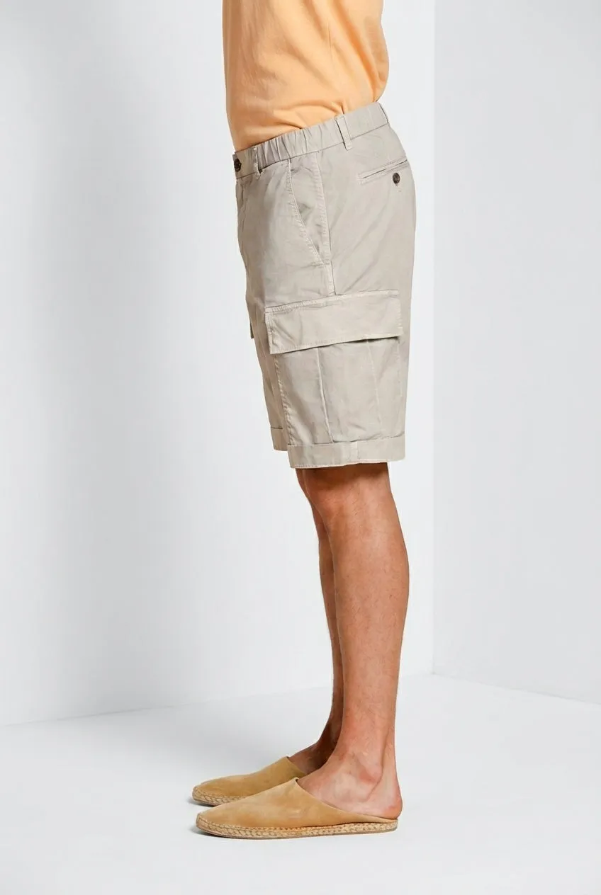 Mason's Cargo M74 cargo bermuda grå relaxed stretch