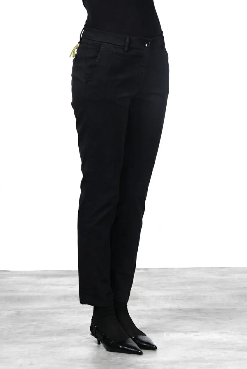 Mason's New York Slim chinobukser sort satin stretch