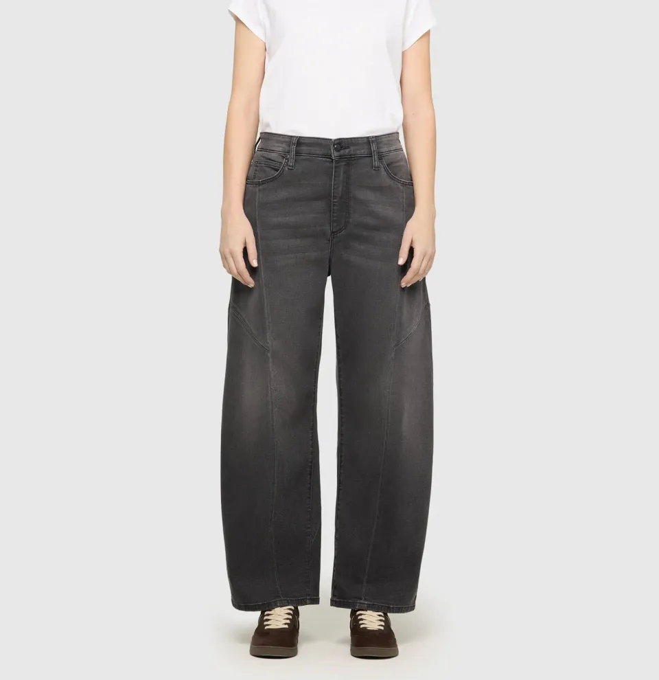 MAC Dakota Barrel 3159 barrel jeans grå høj talje