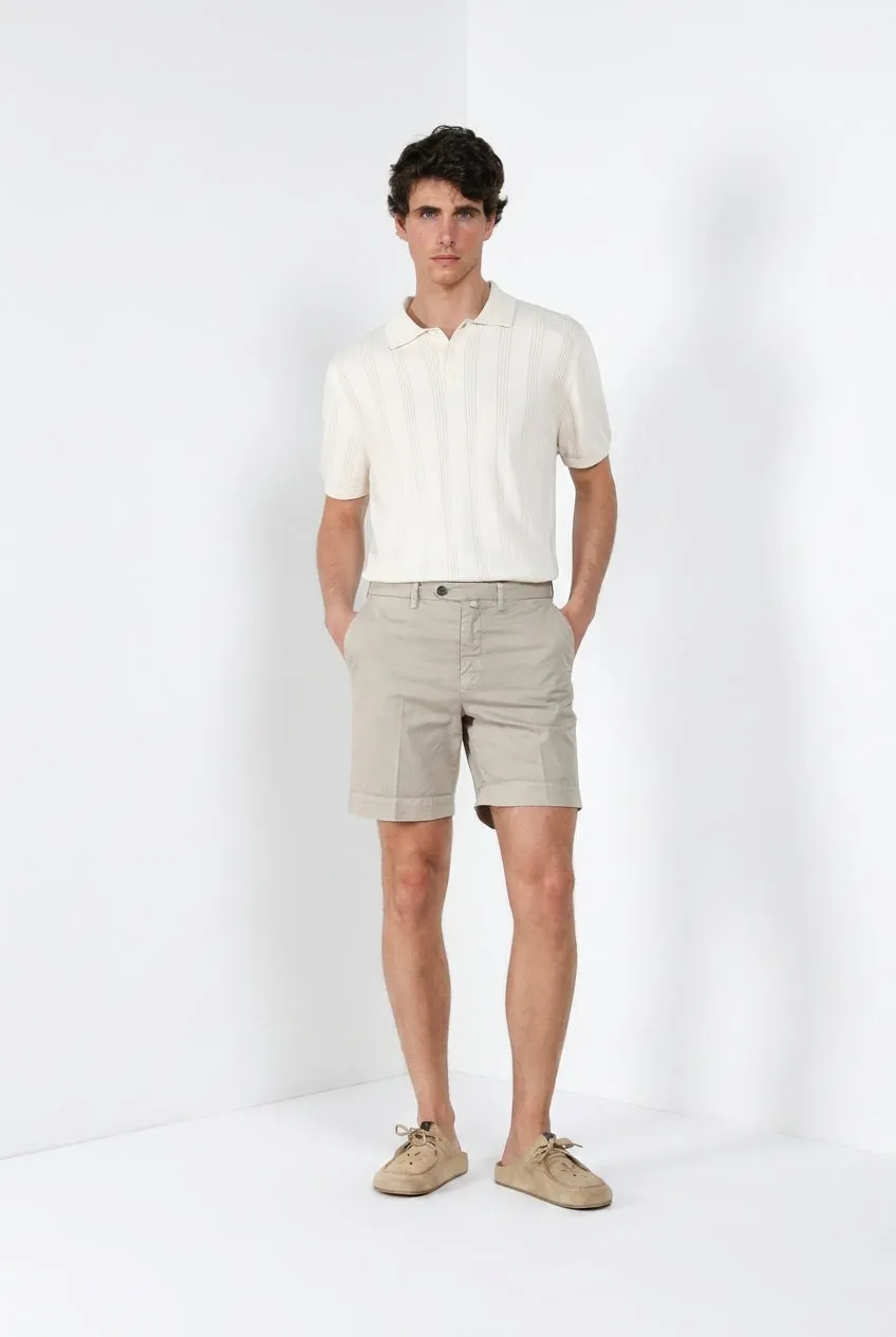 Mason's Boston chino shorts sand relaxed fit