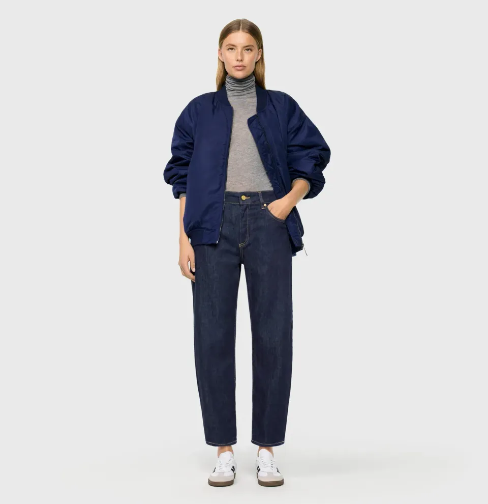 MAC Danni jeans mørkeblå barrel modal