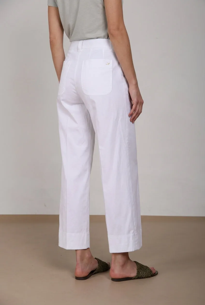 Mason's New York Studio Cropped chinobukser hvid straight