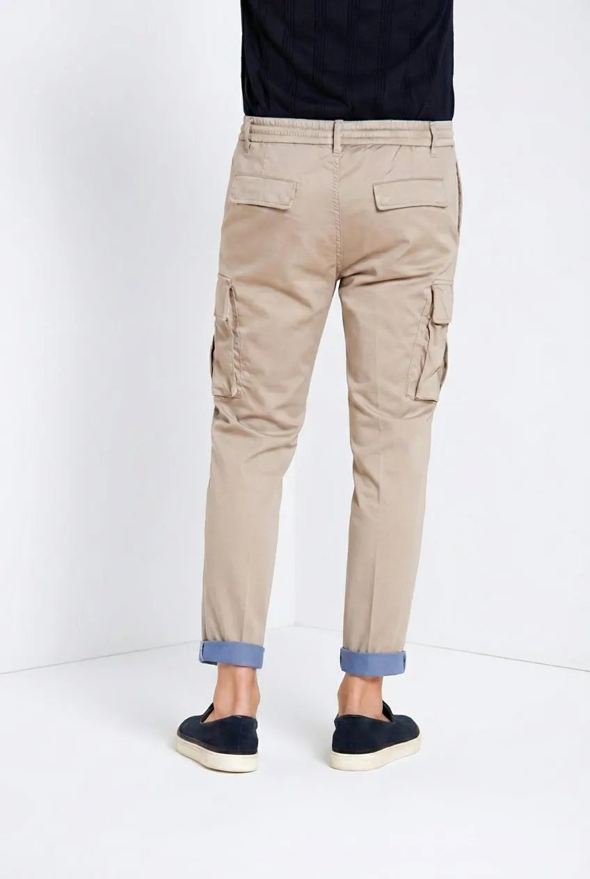Mason's Chile Jogger cargobukser beige extra slim