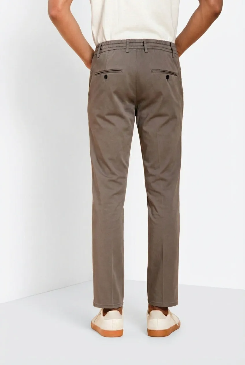 Mason's Milano Jogger Travel chino herre mørkegrå slim