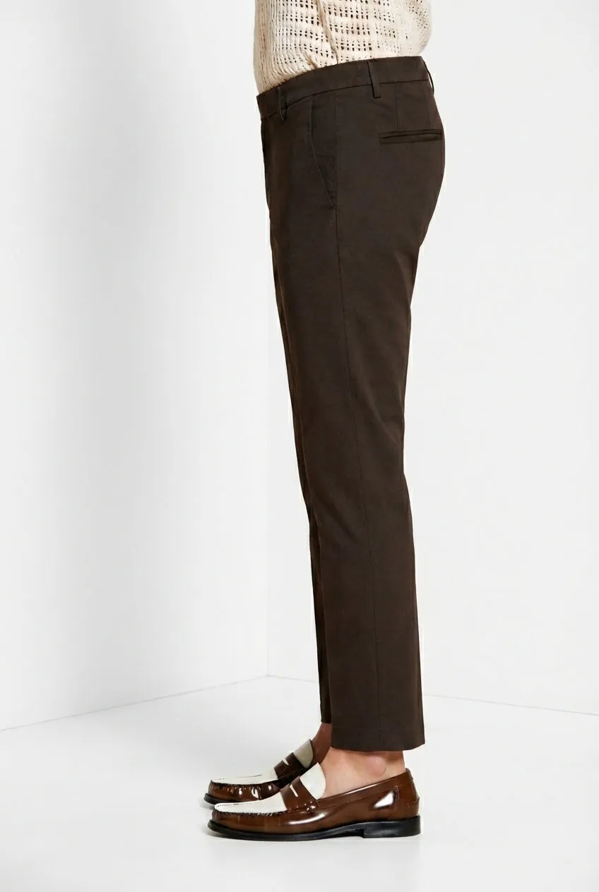 Mason's Torino City Icon Flex herre chinos brun slim hør