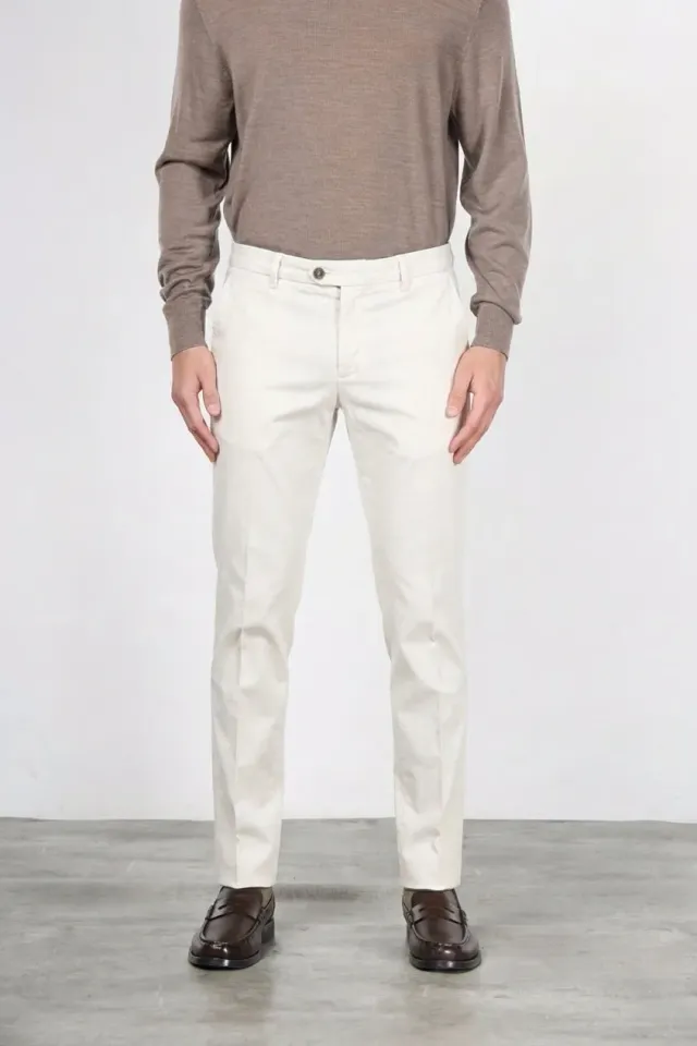 Mason's New York chino beige stretch regular