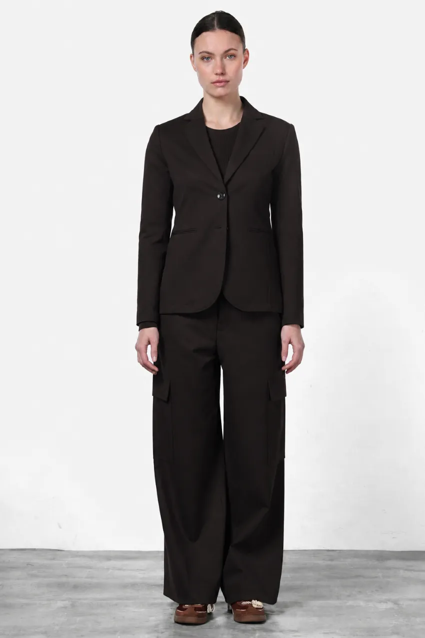 Mason's Helena blazer sort teknisk jersey