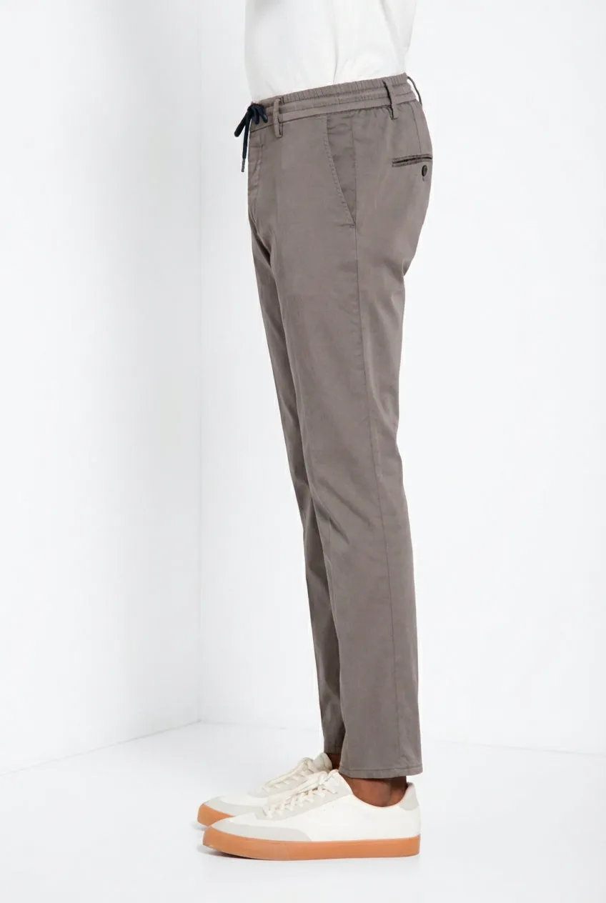 Mason's Milano Jogger Travel chino herre mørkegrå slim