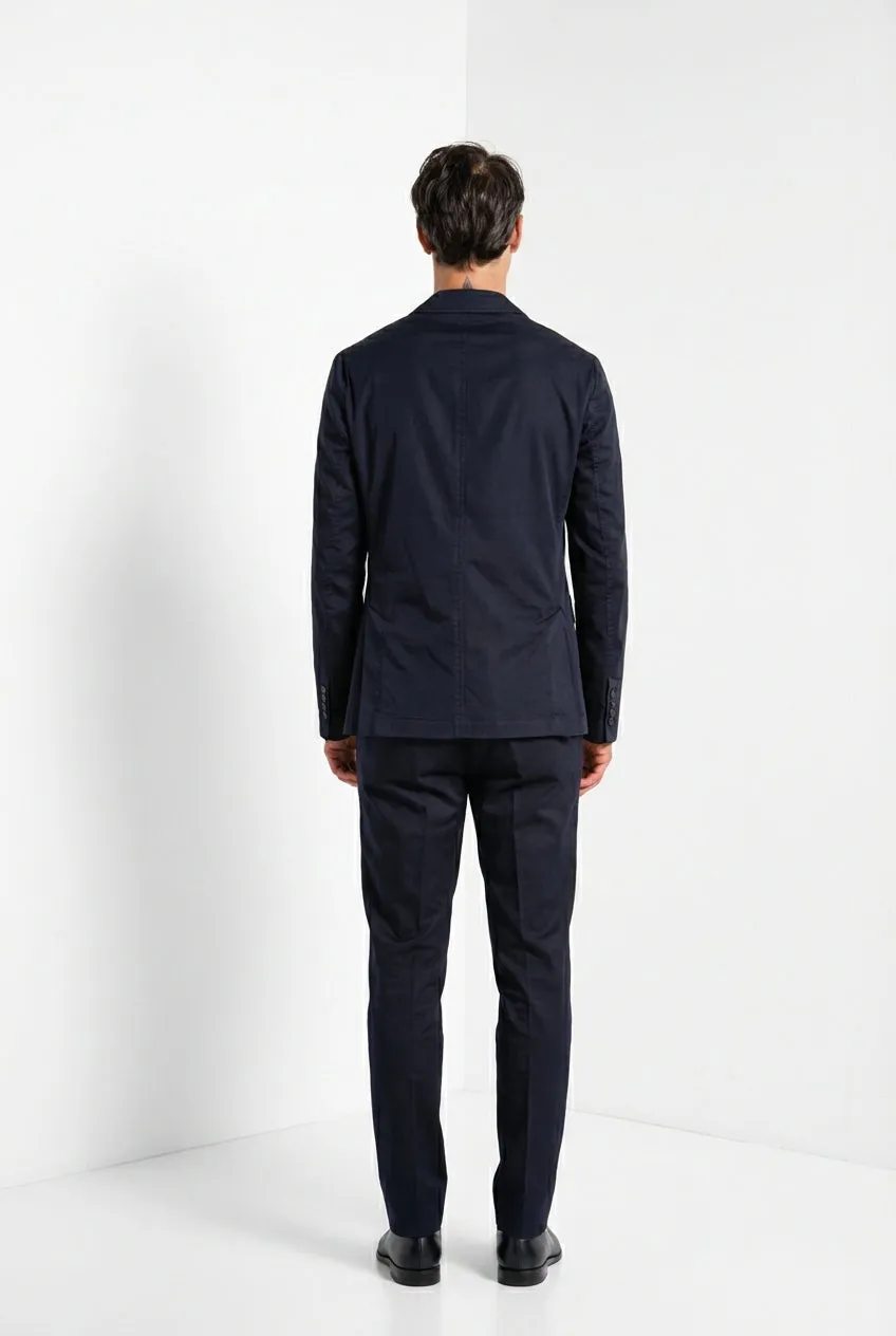 Mason's Da Vinci Travel blazer natblå stretch satin