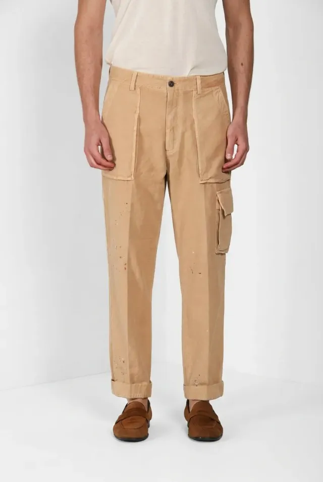 Mason's Cuba Work M74 cargobukser kaki relaxed