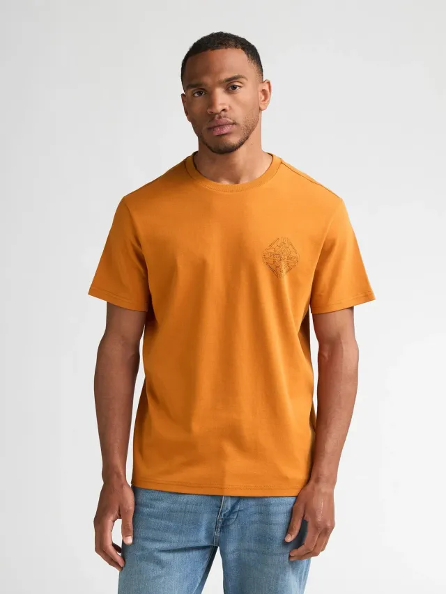 Petrol Industries Warren t-shirt brystprint bomuld regular