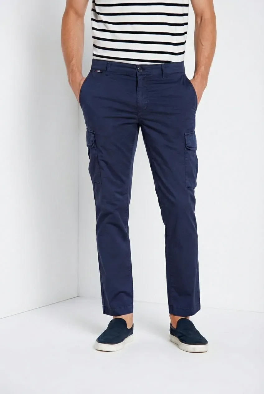 Mason's Chile cargobukser navy gabardine regular fit