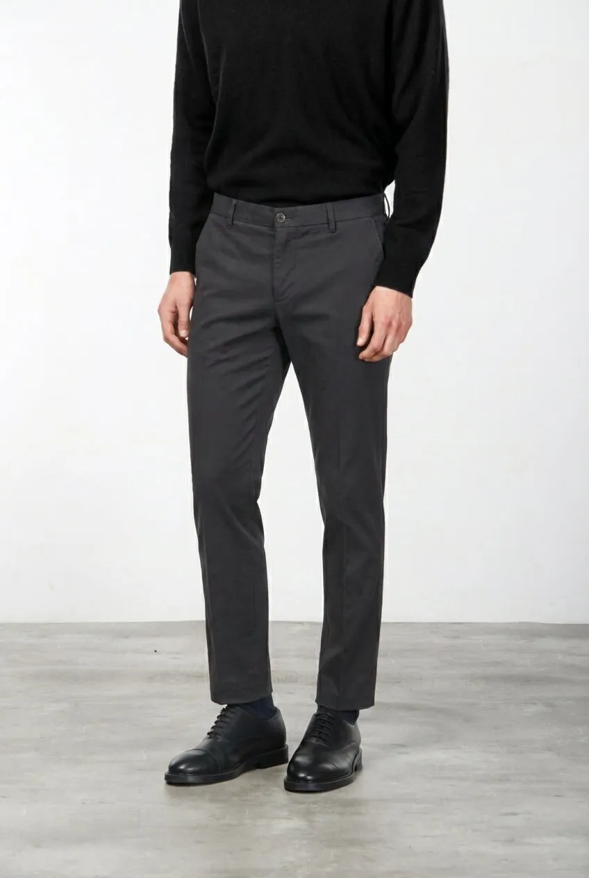 Mason's Milano chinos brun gabardin extra slim