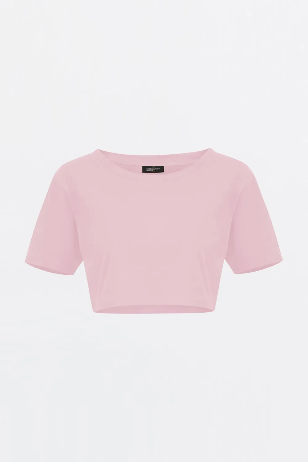 Organsk Organic Crop Top t-shirt hvid bomuld XS-XL