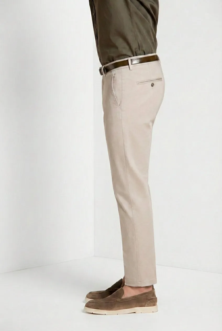 Mason's Torino Flex chino bukser beige slim stretch