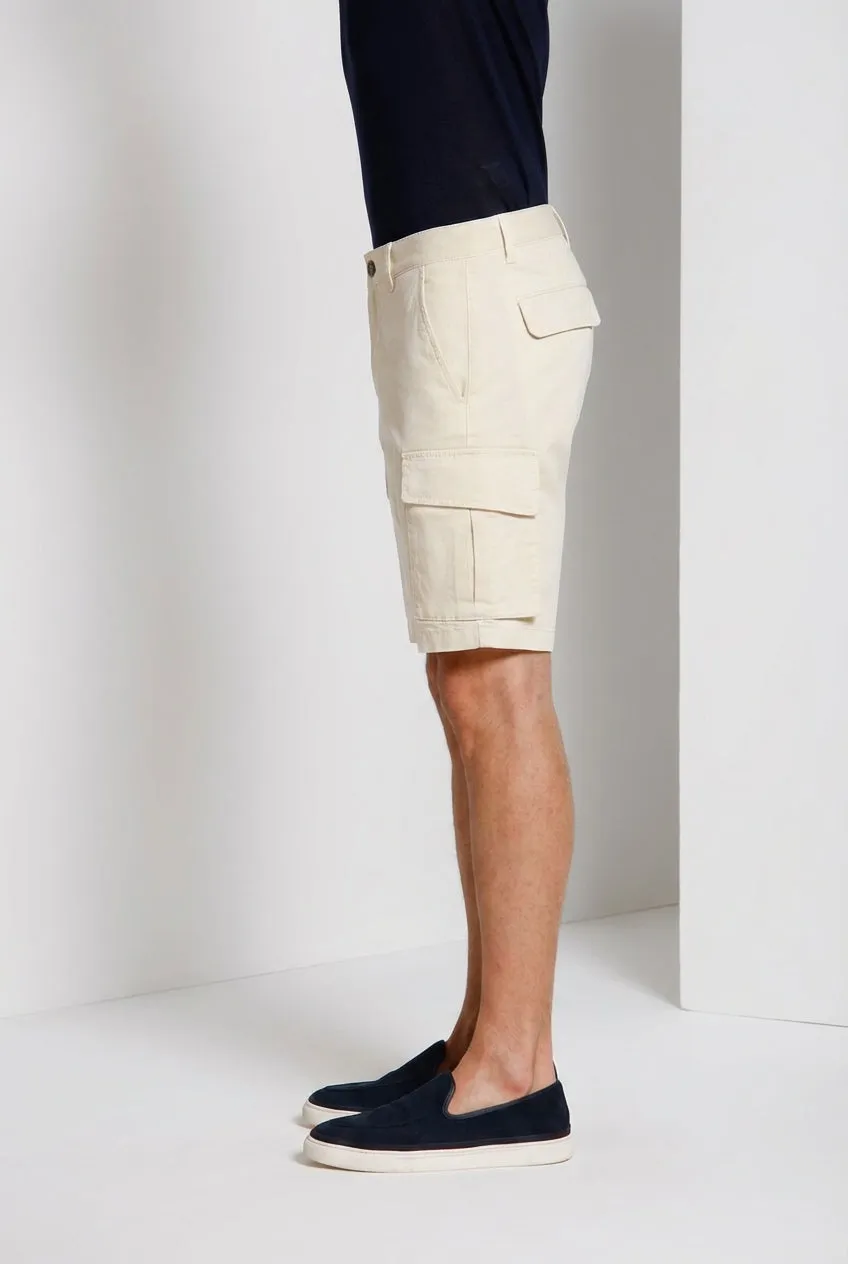 Mason's Chile bermudashorts slim lysebeige stretch