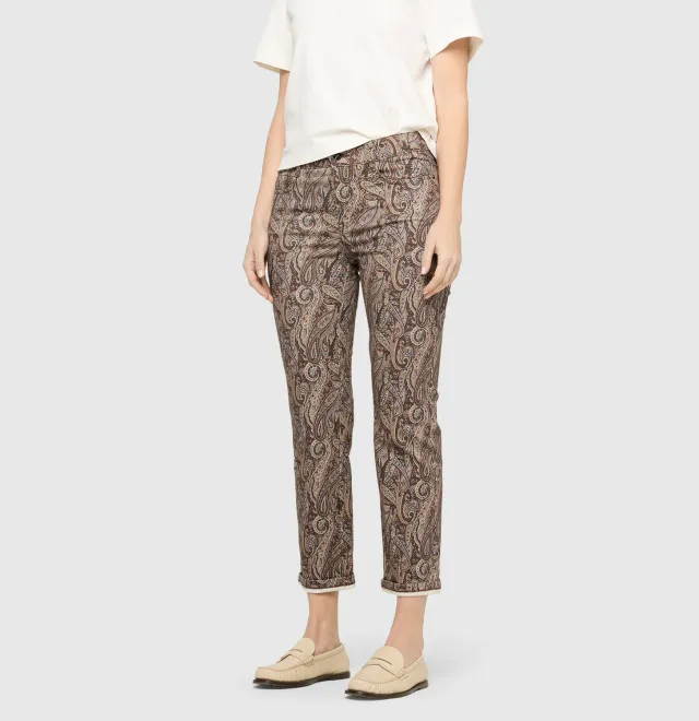 MAC Dream 5403-70-0355 cropped jeans gul stretch