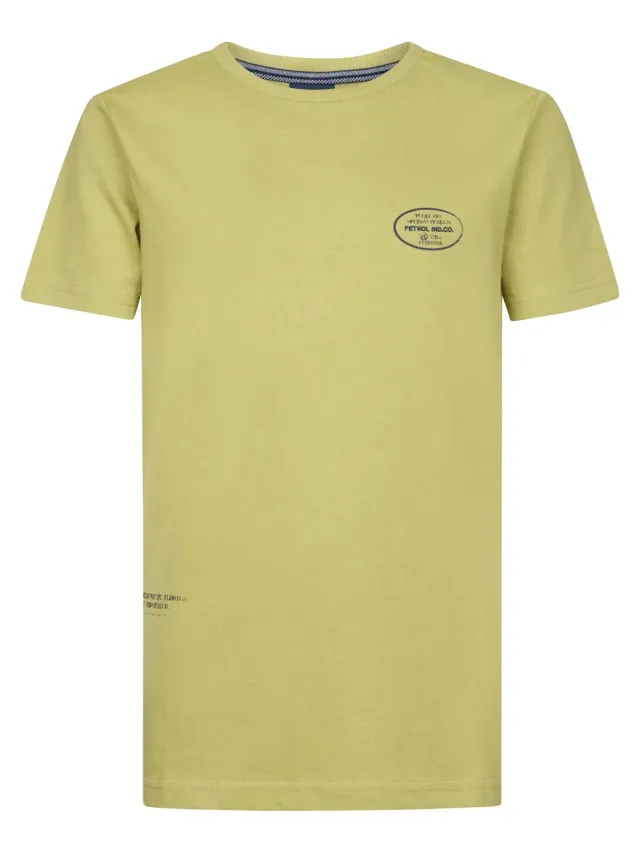 Petrol Industries Reefsidewalk logo t-shirt lys pistacie