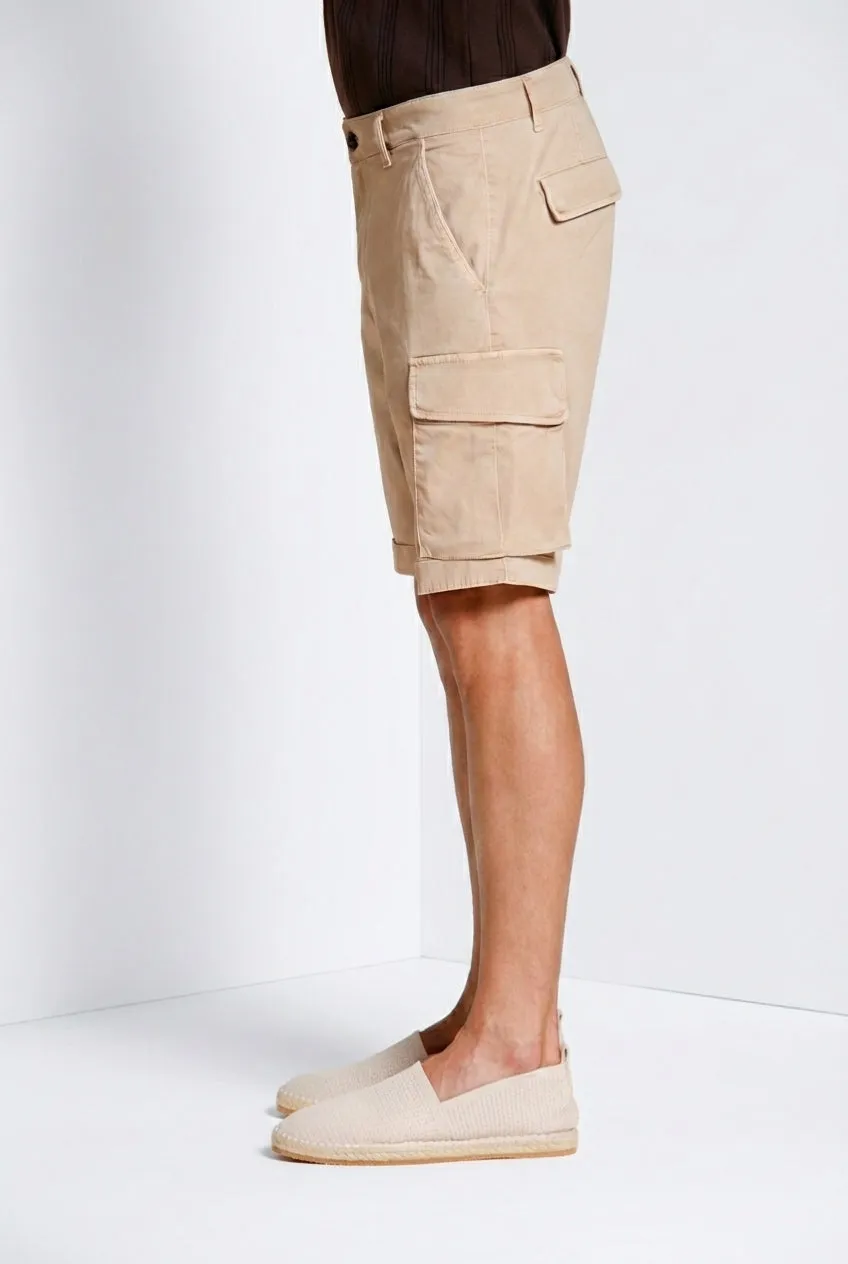 Mason's Chile cargo bermuda beige stretch