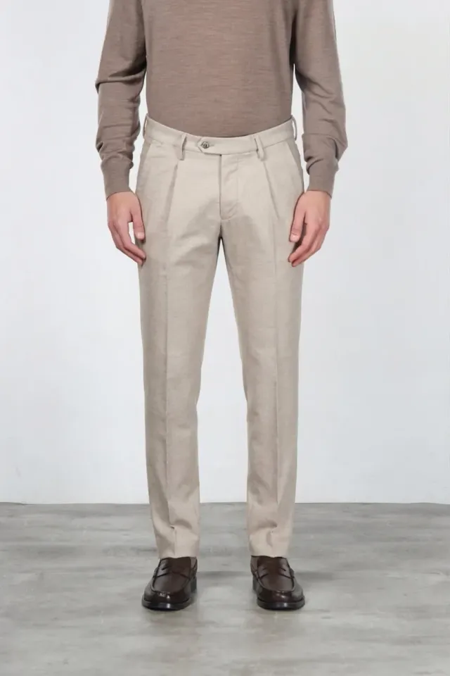 Mason's Torino City chinobukser beige diagonal slim