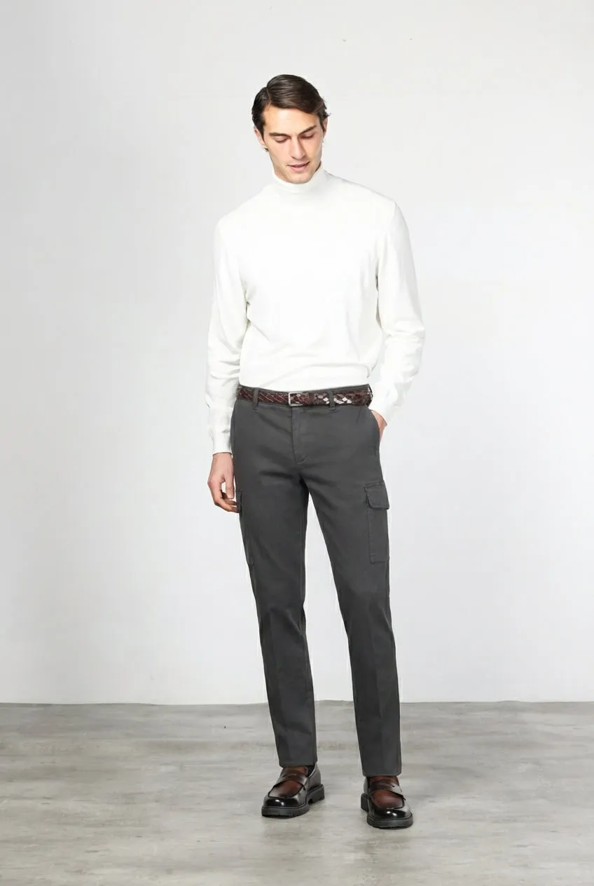 Mason's Chile Regular cargo bukser lysebrun stretch