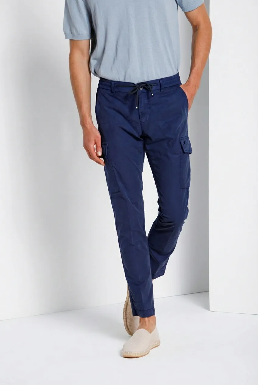Mason's Chile Jogger cargobukser royalblå extra slim