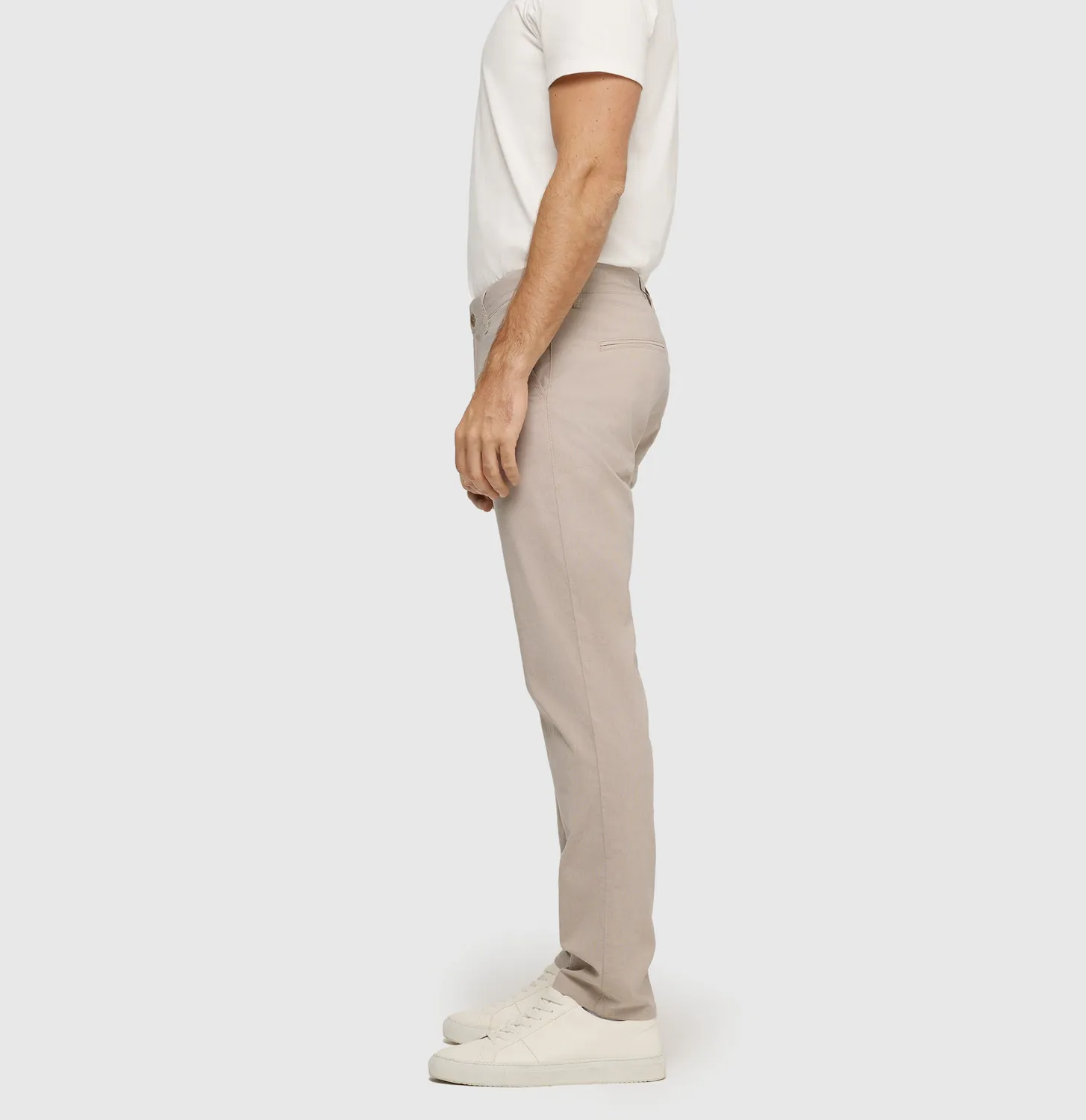 MAC Lennox chino brun Regular Fit let bomuld