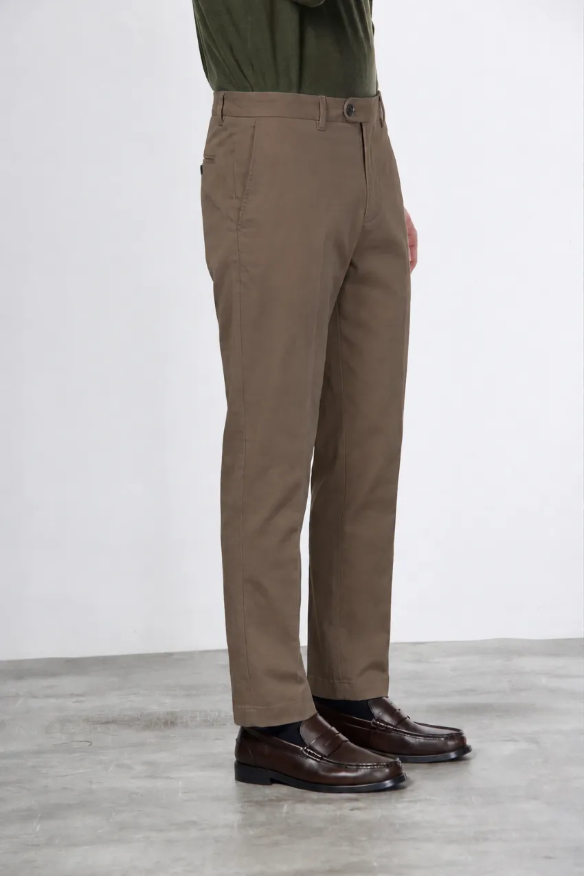 Mason's Paris chinobukser taupe carrot fit uld