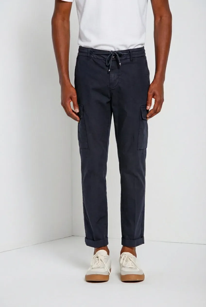 Mason's Chile Jogger cargobukser mørkeblå extra slim