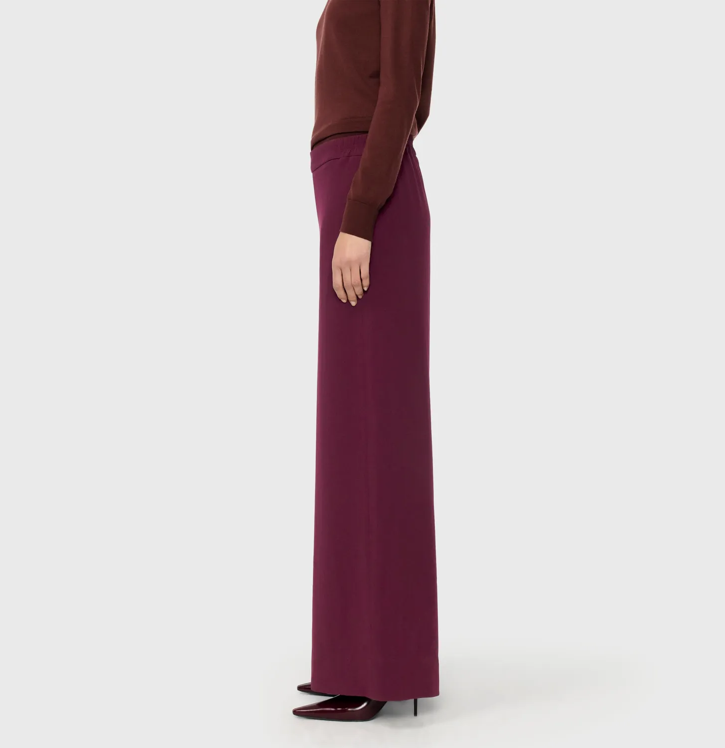 MAC Coralie 3421-00-0231 bukser bær crepe wide fit