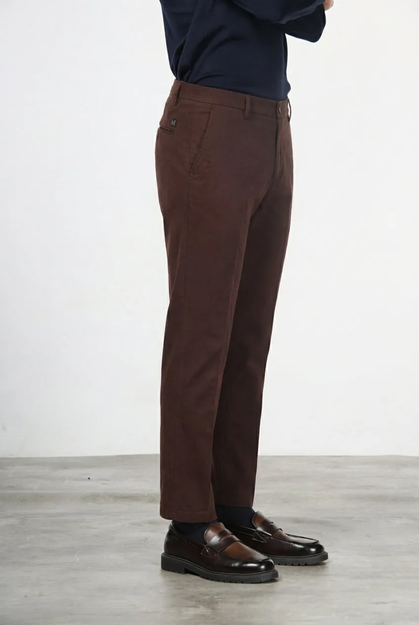 Mason's Milano chinobukser vinrød gabardine extra slim