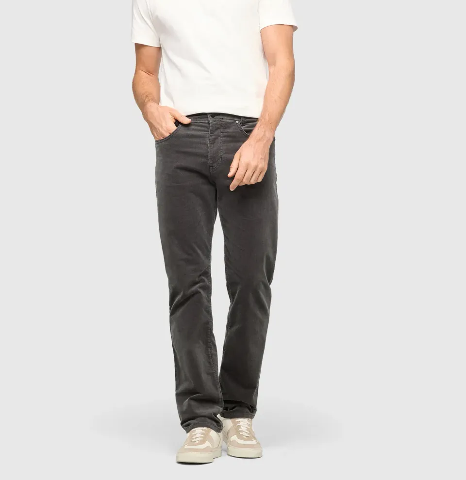 MAC Arne 0501-00-0628 fløjlsbukser grå modern fit