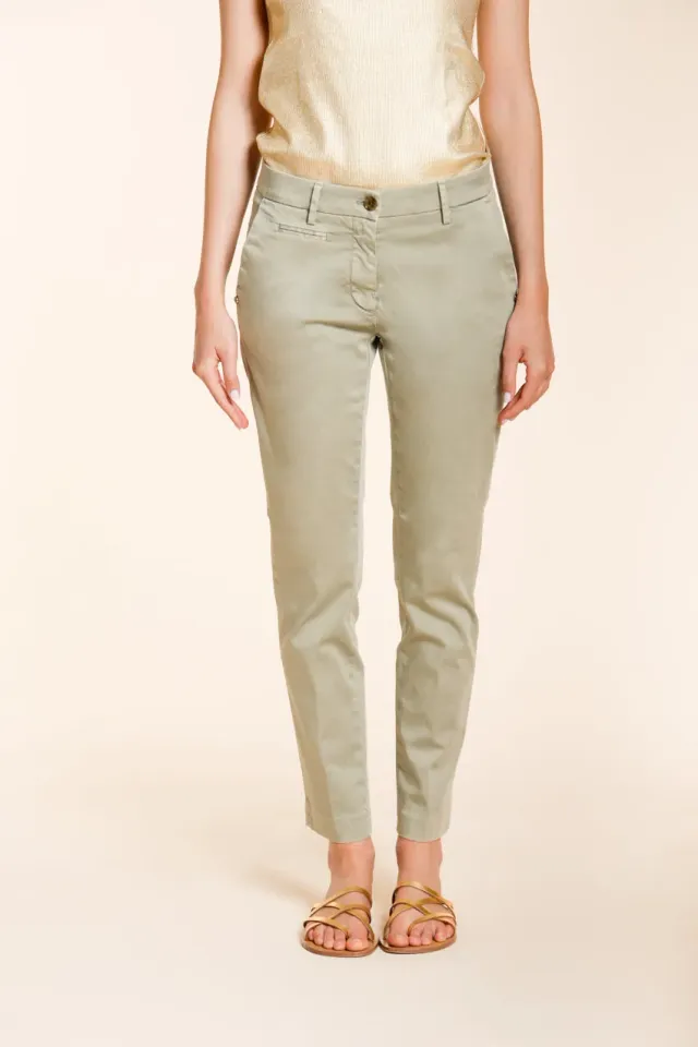 Mason's New York Slim chinobukser salvie satin