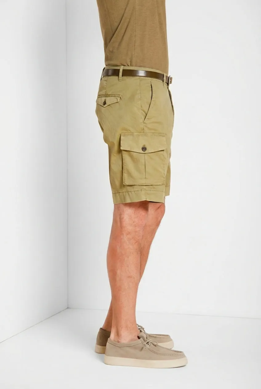 Mason's Cargo bermuda shorts syregrøn relaxed gabardine
