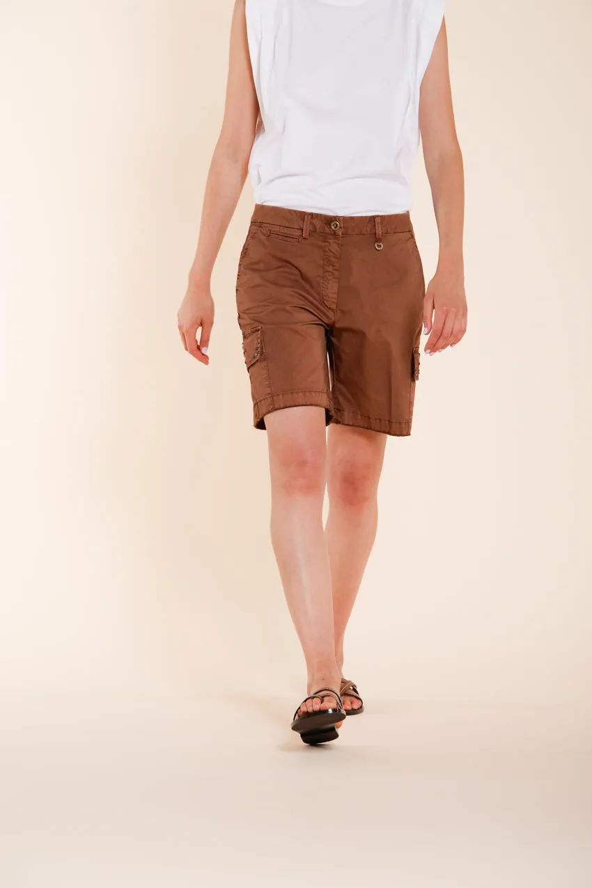 Mason's Chile cargo bermuda shorts lysebrun slim