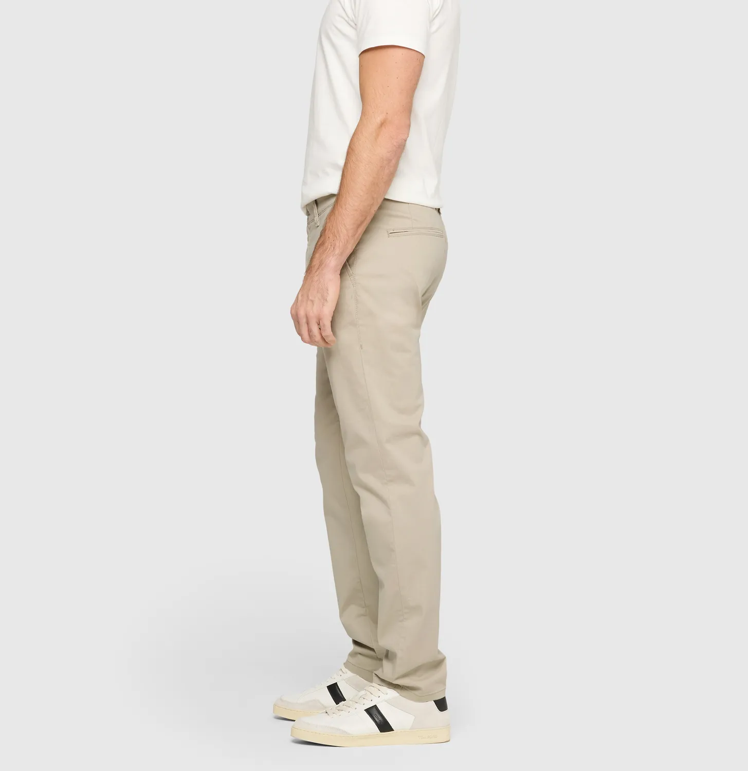 MAC Lennox chino beige print bomuld