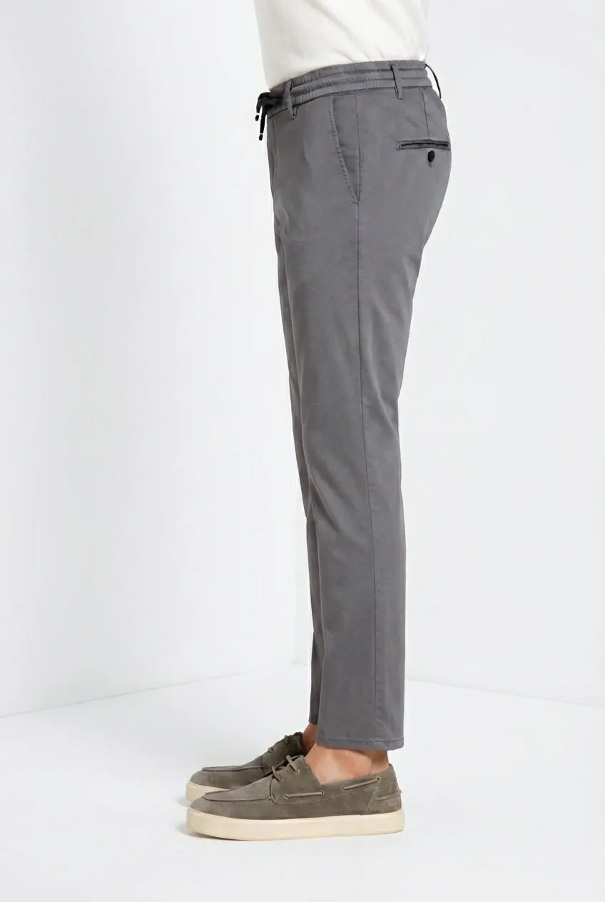 Mason's Milano Jogger Travel chinobukser lyseblå extra slim