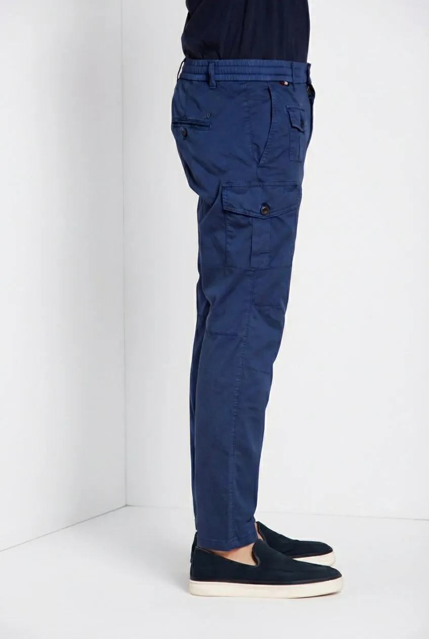 Mason's George Coolpocket cargo jogger blå carrot