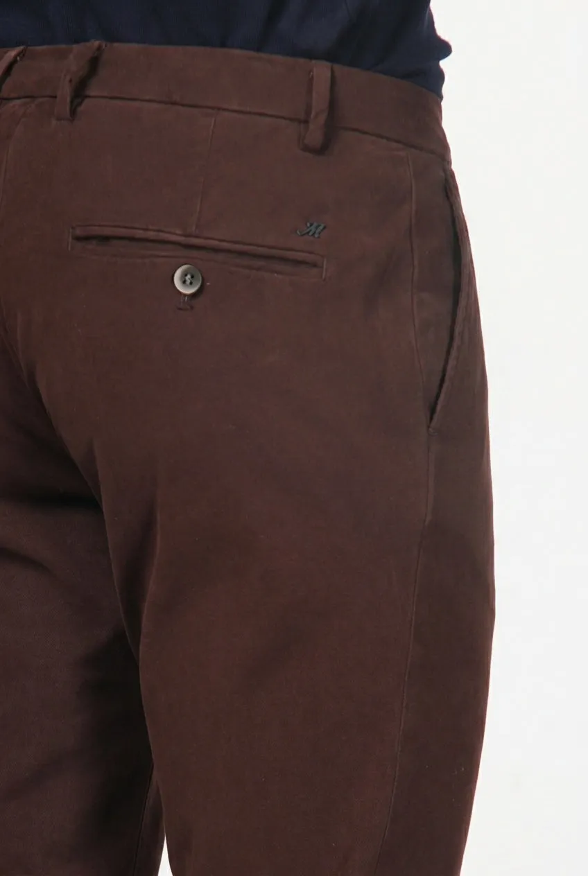 Mason's Milano chinobukser vinrød gabardine extra slim