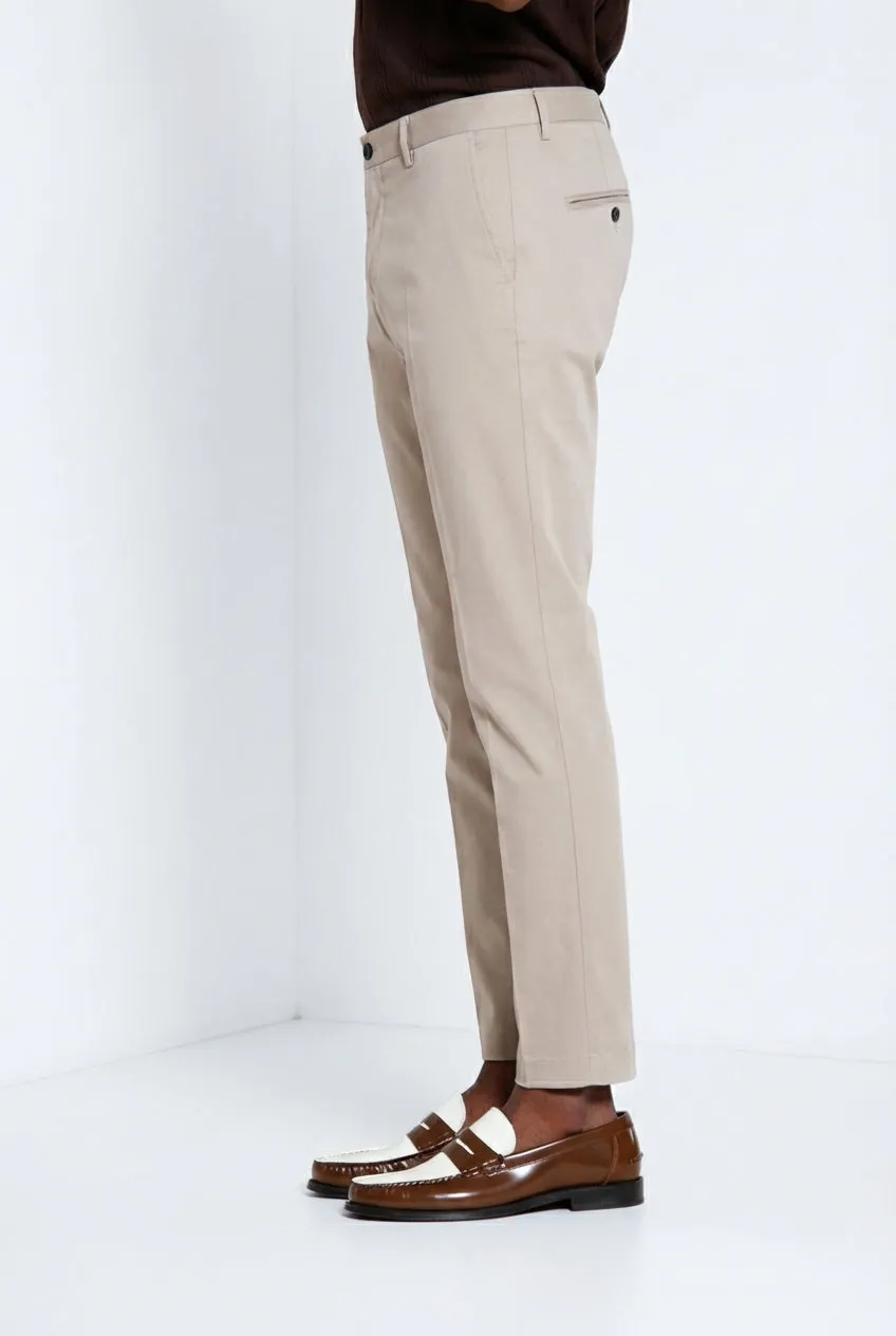 Mason's Osaka 1 Pinces chinos mellemgrå stretch