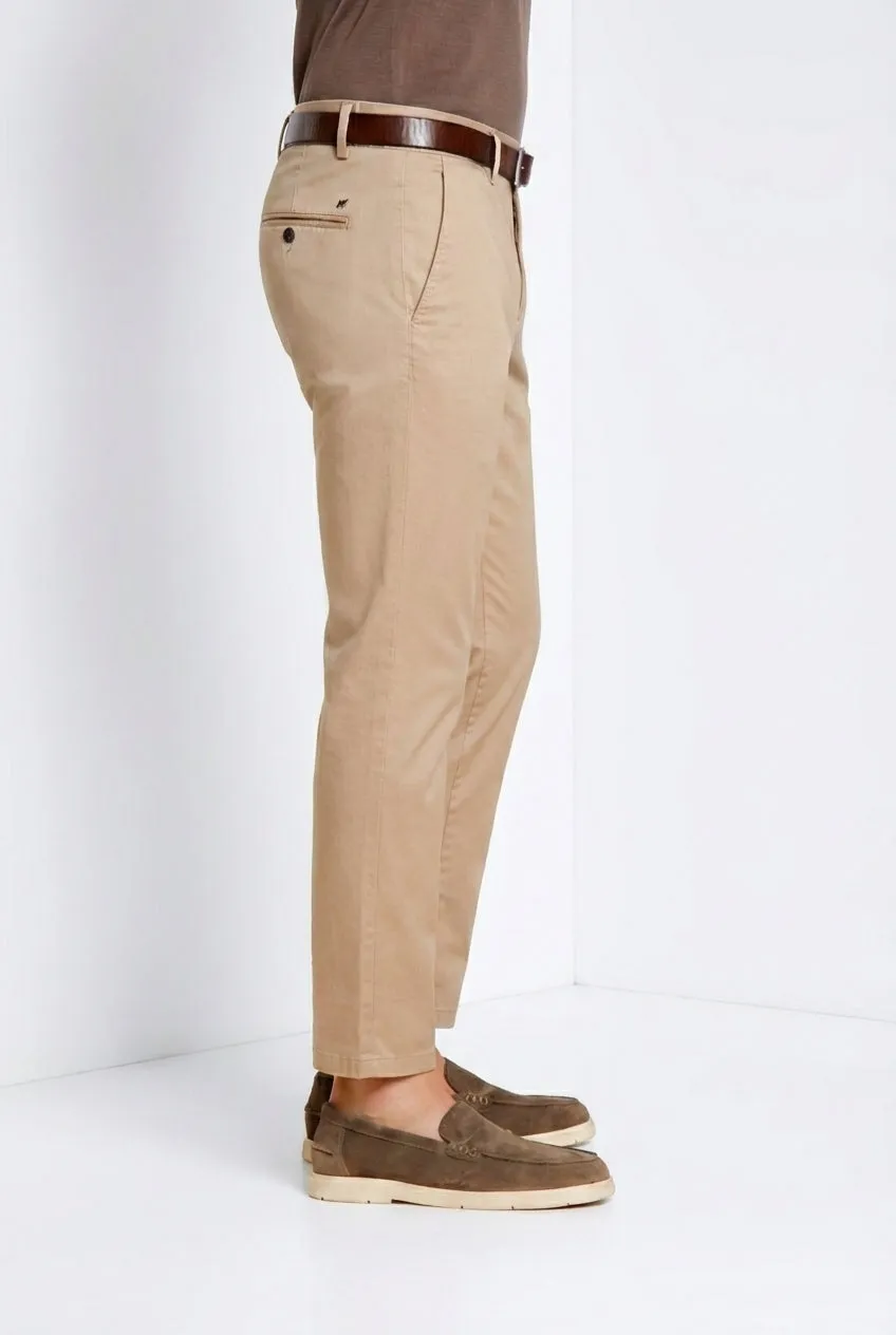 Mason's Milano chinobukser beige gabardin extra slim